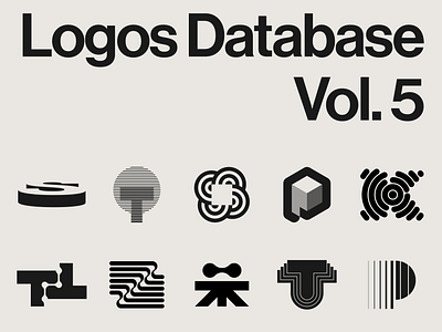 Logos Database Vol. 5 behance brand branding database design graphic design graphic designer lettermark logo logo collection logo designer logodesign logofolio logos logotype mark minimal modernism symbol trademark