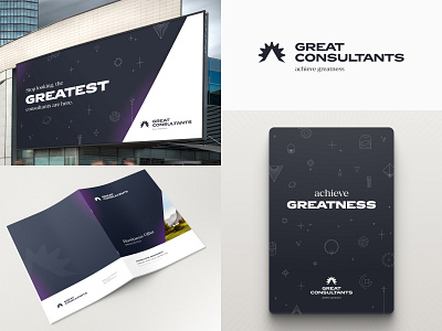 Great Consultants — branding branding consulting creative holistic identity illustrator logo logo design logo inspiration logotype minimal modern radiance technology vector visual identity