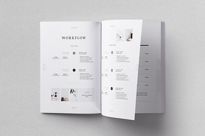 Design Proposal a4 agency brief brochure business clean creative design editorial estimate indesign layout letter magazine marketing modern print project proposal studio