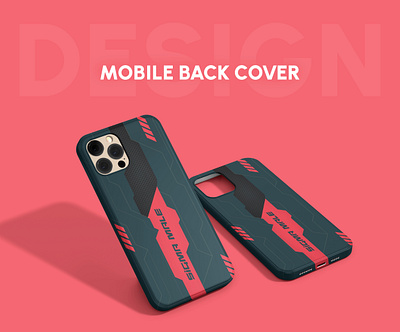 Mobile Back Cover Design 3d black dark design gaminglogo graphic design illustration product