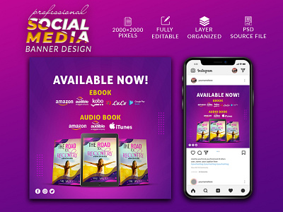 social media post ad banner ads banner book post branding design facebook post graphic design header illustration instagram post kdp logo social media design social media post ui vector