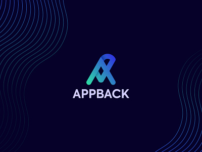 appback logo 2022 ab abp logo app appback branding design graphic design icon inspiration logo logo marks logos modern technology top logo 2022 top shots typography