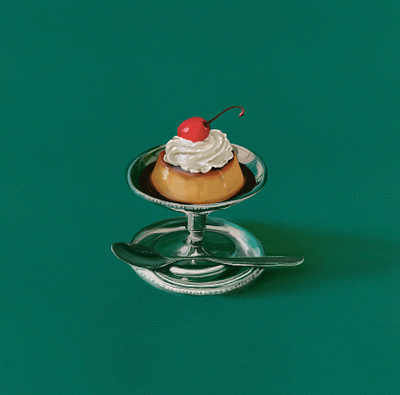 Dessert design digital painting illustration painting procreate still life