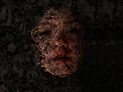 Hidden World of Hurt And Lies design eyes flat girl graphicdesign illustration sad