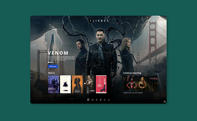 TV app 3d app bar design graphic design ui ux