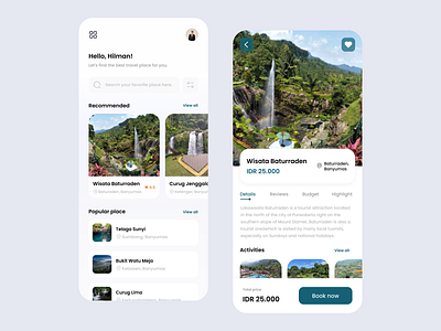 MayuhMas - Banyumas Travel Booking Application booking branding tourism travel ui design ux design