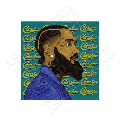 Nipsey Hustle Illustration california art crenshaw illustration nipsey hustle photoshop procreate