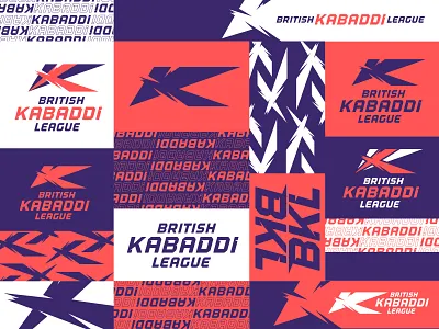 British Kabaddi League branding british design esports football illustrator kabaddi logo modern sports union jack