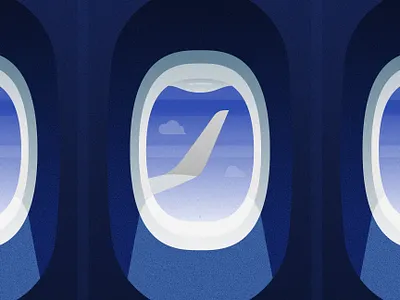 Window Seat aircraft aviation design flat design flight freelancers geometric graphic design illustration illustrator marketing poster poster design promotional spot illustration textures vector