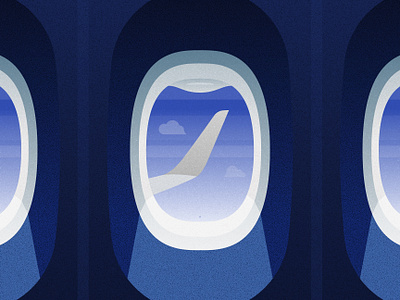 Window Seat aircraft aviation design flat design flight freelancers geometric graphic design illustration illustrator marketing poster poster design promotional spot illustration textures vector