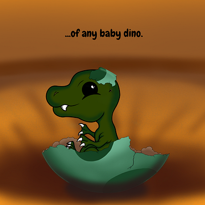 TinyRex Children's Book Page 3 design illustration typography