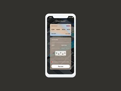Daily UI #002 | Credit Card Checkout Page app design credit card dailyui