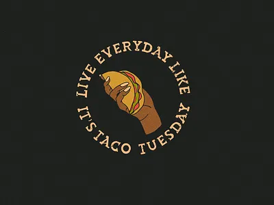 Taco Tuesdays 😍 adobe illustrator design illustration lettering taco tuesdays tacos vector
