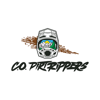 C.O. DirtRippers - Logo Design badge branding design illustration logo typography vector