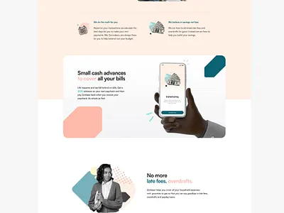 Zenbase landing page ui web design