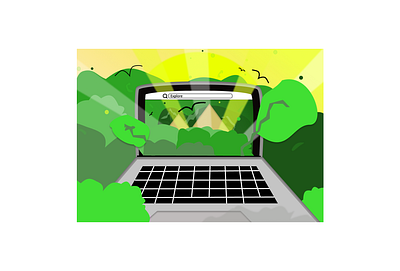 Vector EXPLORE Laptop Design design figma graphic design icon illustration laptop logo ui vector