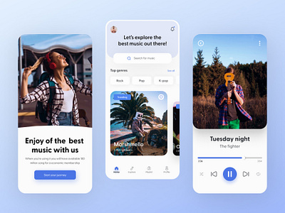 Music player app concept design design concept designs interface interfaces music music app music player songs ui ui interfaces uidayli uidesign uidesigner uidesigns uitrends uiux ux ux design ux prototyping