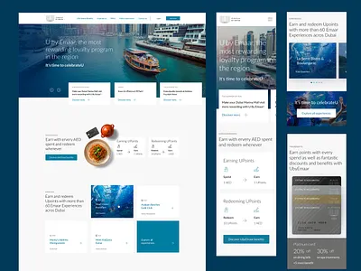 Emaar reward website design reward website ui design uxdesign website