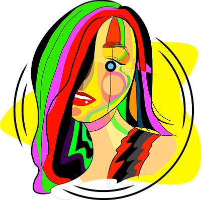 Dancing in the parallel universe art digital ilustration nft