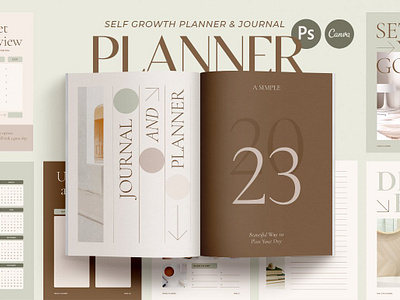 Planner 2023 Self-Growth CANVA PS