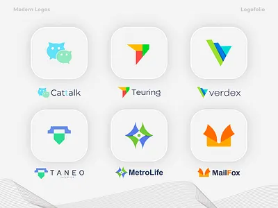 Modern Minimalist Logos - App Icons - Logo trends 2022 - Logos brand identity branding business logo chat consultant dribbble logos fox health illustration logo logo design logo designer mail medical minimalist modern minimalist logo t monogram talk v monogram visual identity