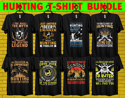 Hunting T-shirt Bundle hunt bundle hunting lover hunting shirt design hunting t shirt bbndle photography vector t shirt