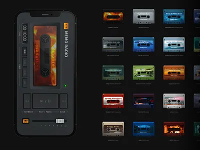 Player and Tape app player tape ui