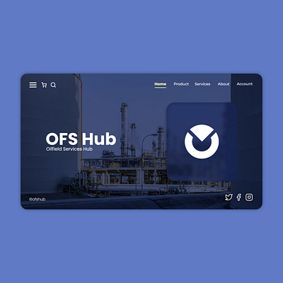 Landing Page Oilfield E-Commerce b2blogo branding e commerce graphic design landing page logo oilfield oilfield service oilfieldlogo simple logo simpleui ui uidesign ux