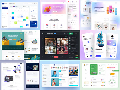 Top 9 Design 2021 by Vektora 2021 3d animation branding clean graphic design minimal mobile motion graphics newyears trend ui uiux website