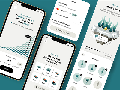 Sustainable Finance Investment Mobile App UI app bank finance investment mobile ui ux
