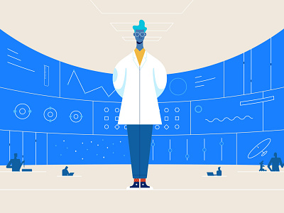 Feelin Blue illustration