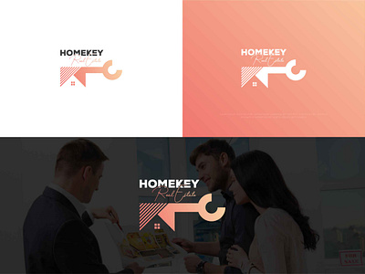 Real Estate HomeKey Logo Design | Arko Kumar arkokumar
