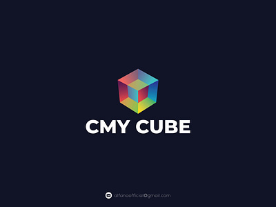 CMY Cube Logo Design 3d brand identity branding cmy cube collection colors creative logo design cube logo glassy gradient logo logo design logo identity logotype magiccube modern logo puzzle rubiks cube toys logo transmission