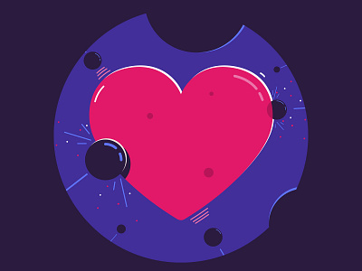 Exploding Heart illustration