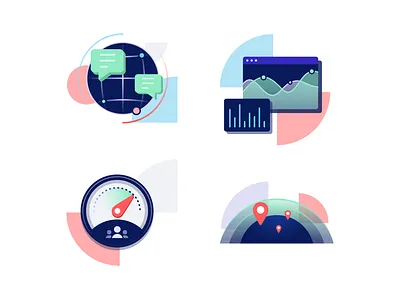 Graphics for Lilt Website comunication dashboard design icons illustration lilt stats translation vector website world