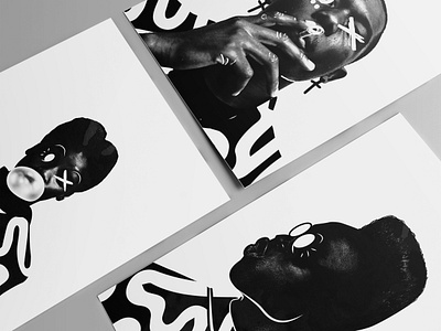 Random Portraits 2021 - Print black and white digital art drawing illustration illustrator mixed media photoshop portaits portrait print procreate