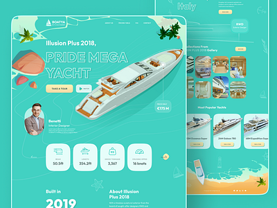 Product Sale Landing Page beach creative illustration landing page logo minimal sea ship ship tour tour tour site tour website ui user experience user interface ux web web design website website design