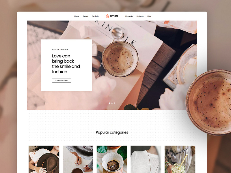 Litho - Elementor WordPress Theme - LifeStyle Blog woocommerce