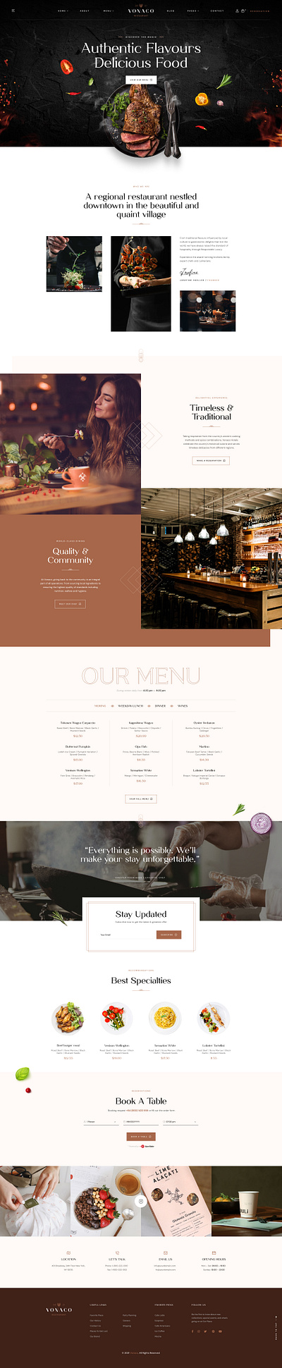 Vonaco - Restaurant & Coffee Shop WordPress Theme bar bistro blog cafe clean coffee shop creative menu opal wp pub responsive restaurant theme vonaco woocommerce wordpress wordpresstheme