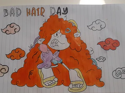 KND: Bad Hair Day graphic design logo motion graphics ui