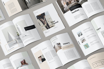 Nano Indesign Brochure annual annual report catalog clean decoration design document illustration indesign interiors magazine minimalistic print printable proposal proposal print proposal template report showcase template