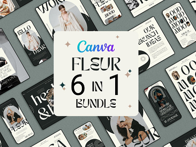 Fleur - 6 in 1 Canva Creator Pack