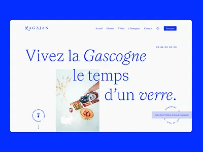 Lagajan - Wine & spirits from Gascony craft domaine ecommerce interaction minimal spirits typography ui ui design user experience user interface webdesign webflow website design wine