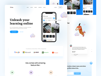 Edu-Online learning app android app education ios learning mobileapp onlinelearningapp