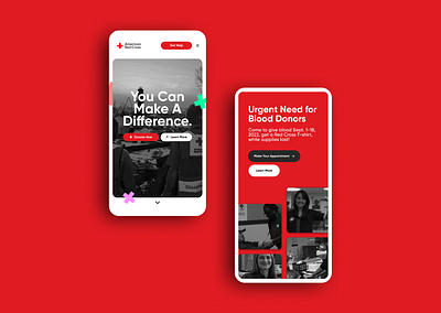 American Red Cross Mobile Concept app branding design graphic design illustration logo typography ui ux vector