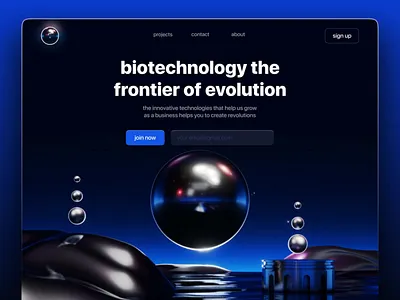 web site design: landing page modern web site page ui design hightech website home page homepage landing landing page modern website site ui ui ux design uiux user experience user interface ux web web design web development web page webpage website