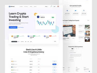 Crypto Investing Website asset binance bitcoin blockchain crypto crypto exchange crypto trading crypto wallet crypto website cryptocurrency currency elegant ethereum fintech trading usdt wallet web 3.0 web design web3