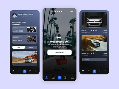 E-Commerce App Design app app design concept design e commerce graphic design illustration landing page logo mobile mobile design ui ux web