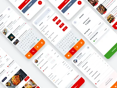 Kawa Food delivery apps UI UX design design ui ux