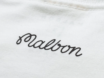 Malbon Golf calligraphy design font hand drawn hand lettering handscript lettering letters logo logodesign logotype pencil print script shirt sketch t shirt type typography wordmark